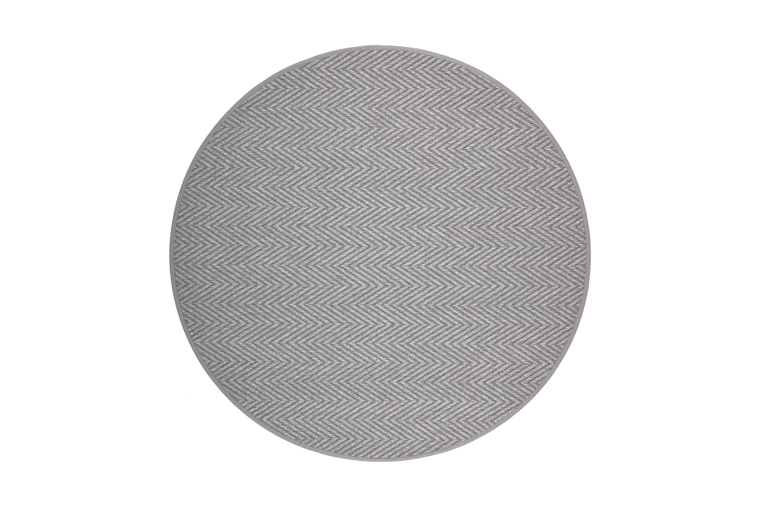 elsa matta rund 160 cm grå - vm carpet
