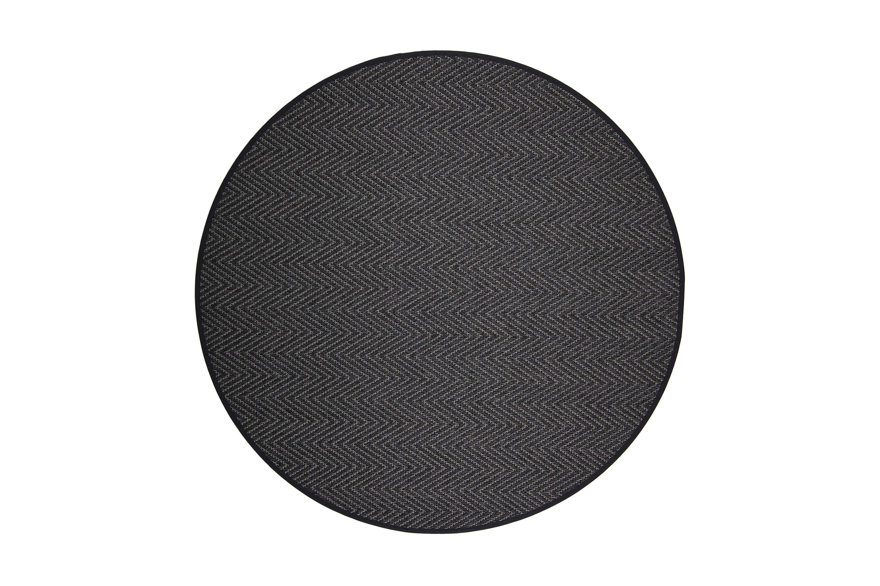 elsa matta rund 160 cm svart - vm carpet