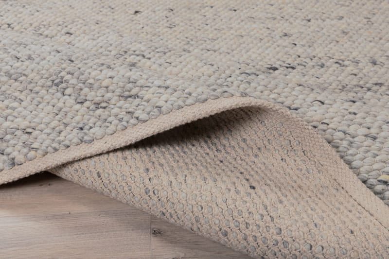 Ganga Ullmatta 200x300 - Vit/Grå - Textilier & mattor - Mattor - Modern matta - Ullmattor