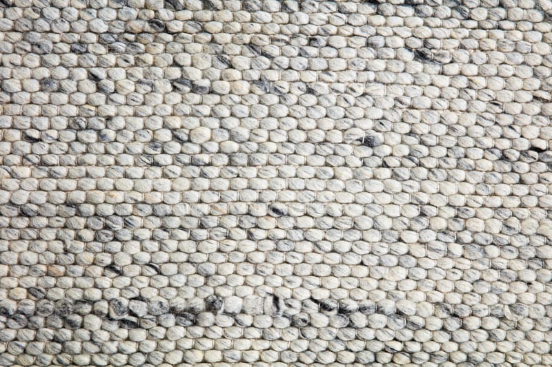 Ganga Ullmatta 200x300 - Vit/Grå - Textilier & mattor - Mattor - Modern matta - Ullmattor