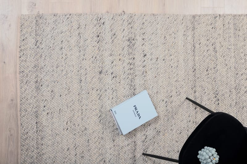 Ganga Ullmatta 200x300 - Vit/Grå - Textilier & mattor - Mattor - Modern matta - Ullmattor