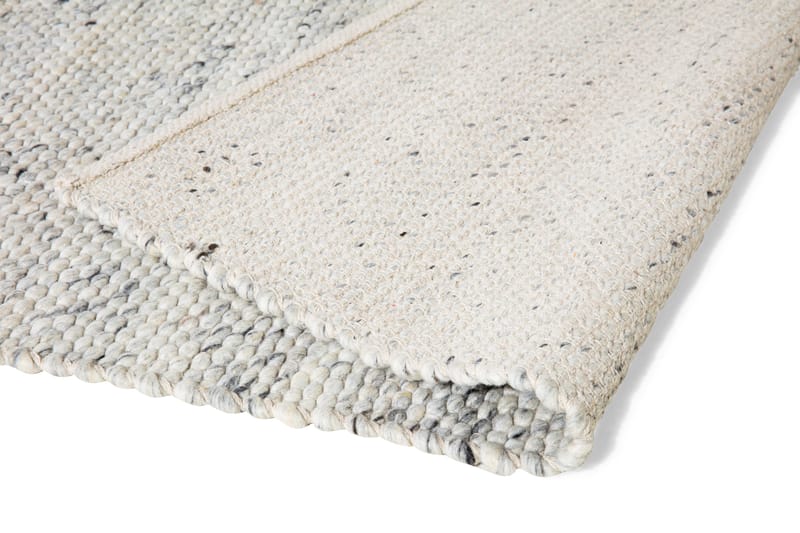 Ganga Ullmatta 200x300 - Vit/Grå - Textilier & mattor - Mattor - Modern matta - Ullmattor