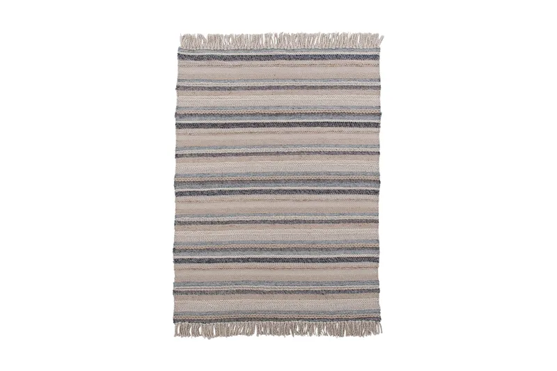 Gudha Ullmatta 200x300 cm, Beige/Blå
