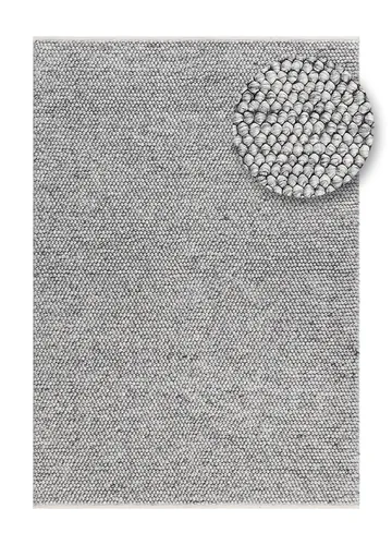 Handvävd Matta Bubble 140x200 cm - Grå - Textilier & mattor - Mattor - Modern matta - Ullmattor