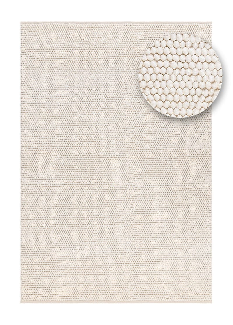 Handvävd Matta Bubble 300x400 cm - Creme - Textilier & mattor - Mattor - Modern matta - Ullmattor