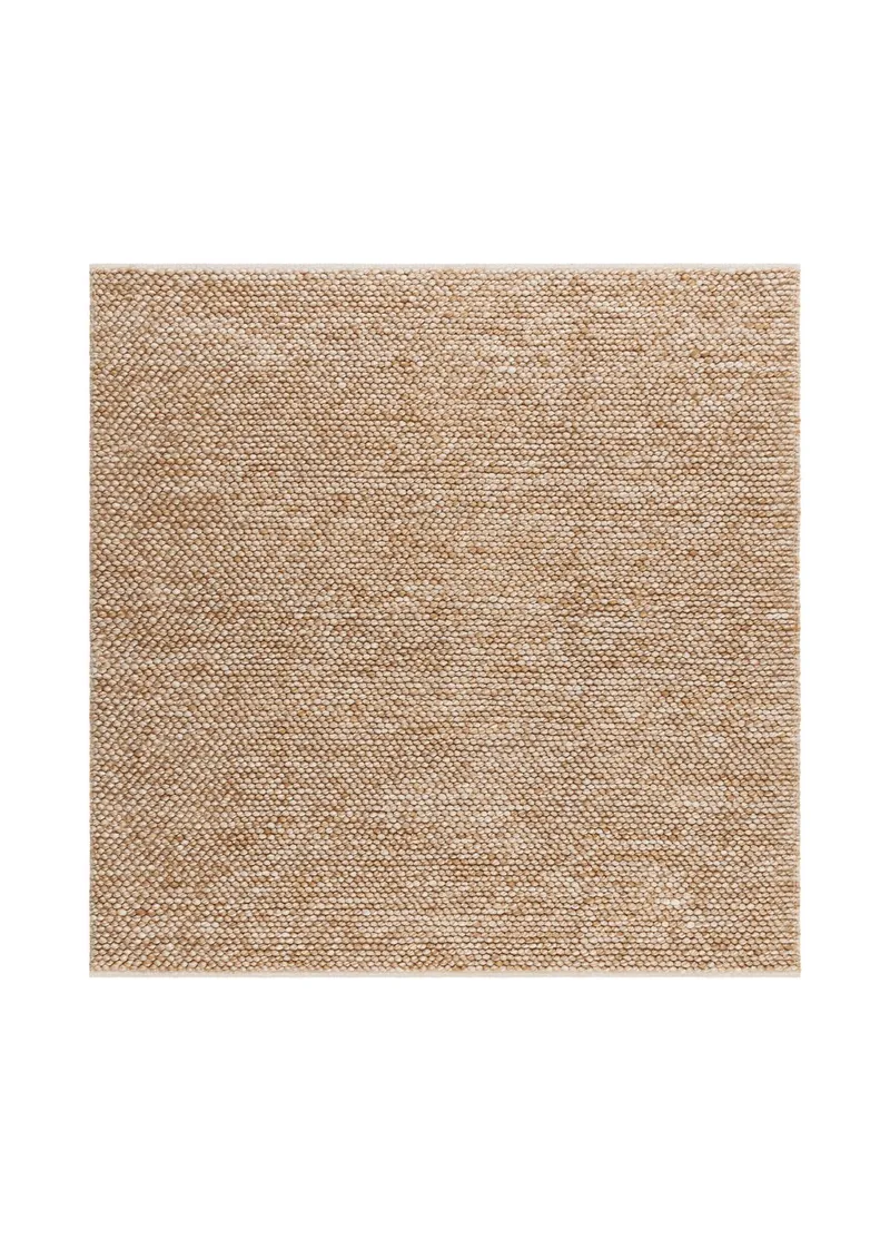 Handvävd Matta Bubble Kvadratisk 240x240 cm, Karamell