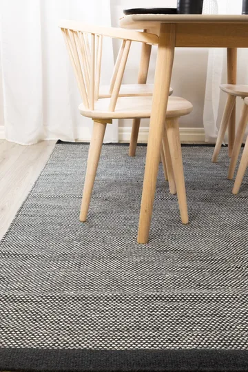 Handvävd Matta Sandhamn 160x230 cm - Indigoblå - Textilier & mattor - Mattor - Modern matta - Ullmattor