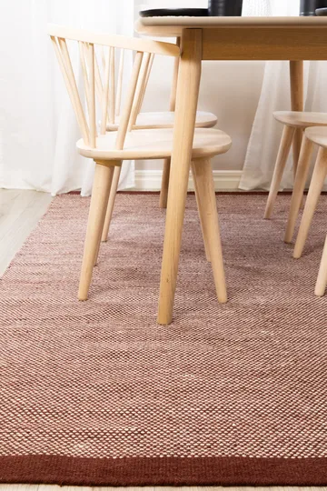 Handvävd Matta Sandhamn 200x300 cm - Marsala - Textilier & mattor - Mattor - Modern matta - Ullmattor