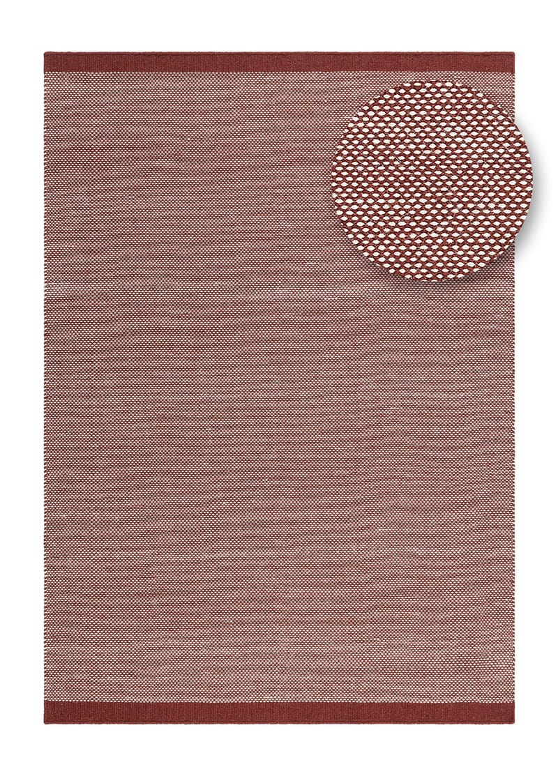 Handvävd Matta Sandhamn 200x300 cm - Marsala - Textilier & mattor - Mattor - Modern matta - Ullmattor
