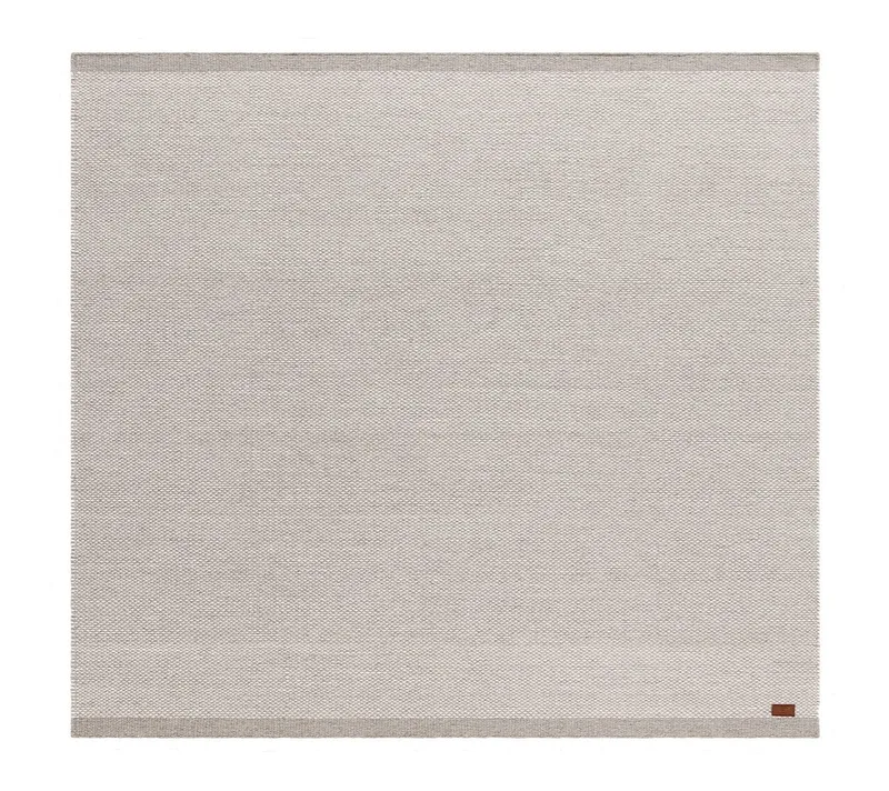 Handvävd Matta Sandhamn 250x250 cm, Silver