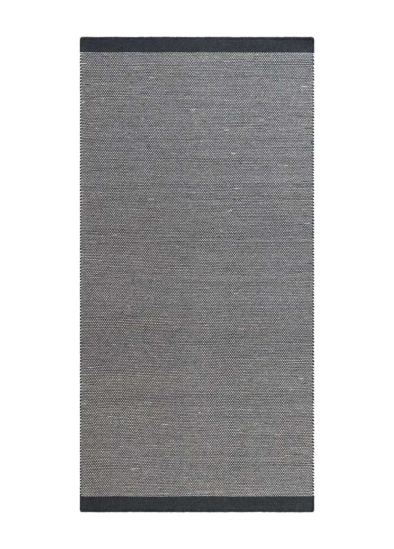 Handvävd Matta Sandhamn 75x230 cm, Indigoblå