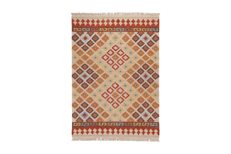 KILIM SIVAS 6 Ullmatta 160x230 cm Flerfärgad - Ullmattor