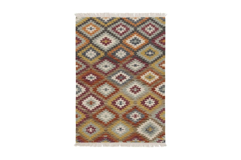 KILIM SIVAS 9 Ullmatta 140x200 cm Flerfärgad - Ullmattor