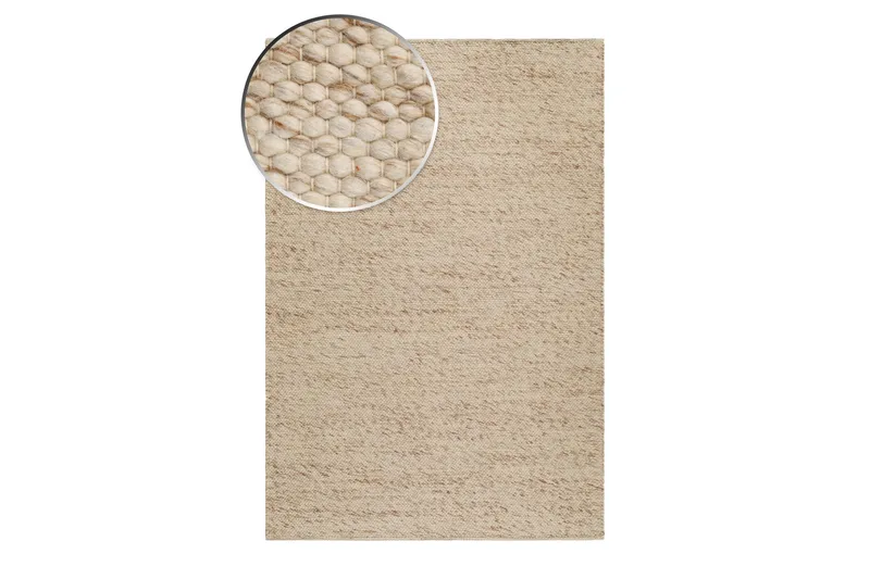 Skagen Ullmatta 140x200 cm Rektangulär - Naturmelange - Textilier & mattor - Mattor - Modern matta - Ullmattor