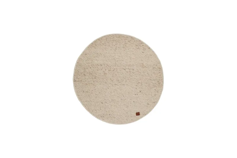 Skagen Ullmatta 160 cm Rund - Naturmelange - Textilier & mattor - Mattor - Modern matta - Ullmattor