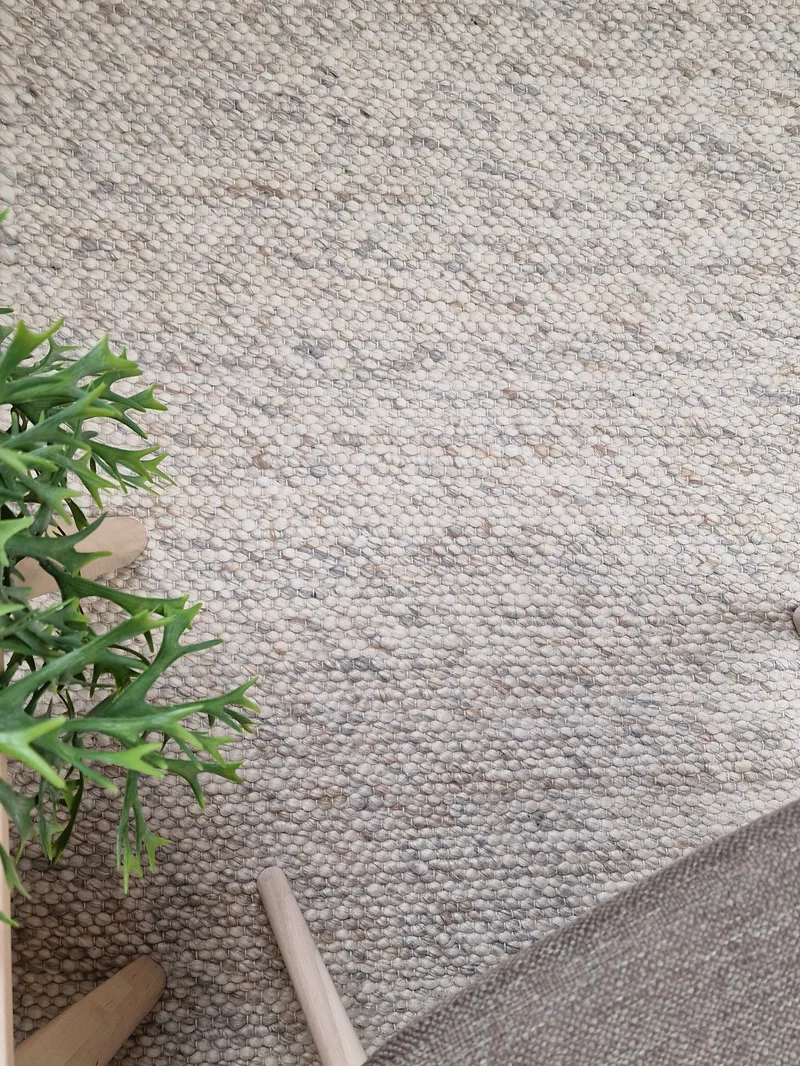 Skagen Ullmatta 160 cm Rund - Sandmelange - Textilier & mattor - Mattor - Modern matta - Ullmattor