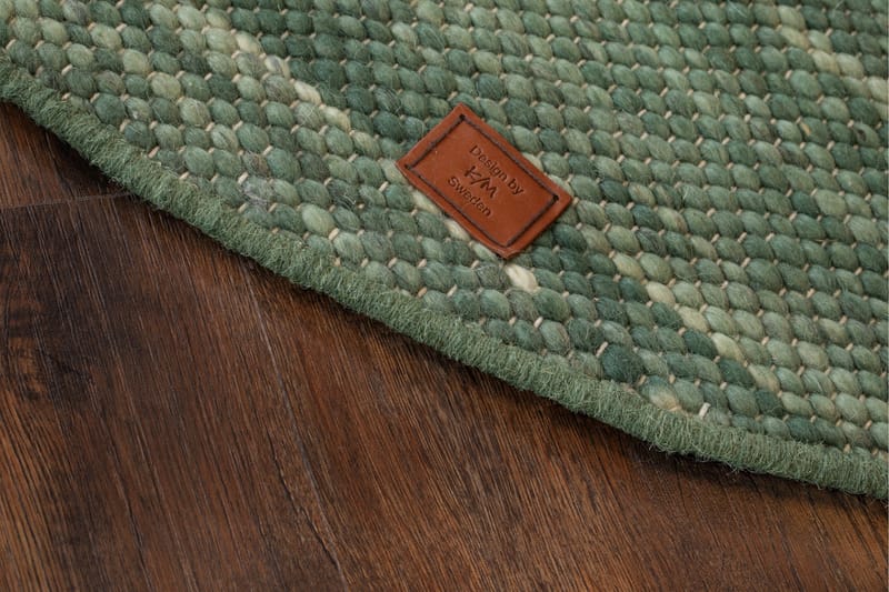 Skagen Ullmatta 240 cm Rund - Grönmelange - Textilier & mattor - Mattor - Modern matta - Ullmattor