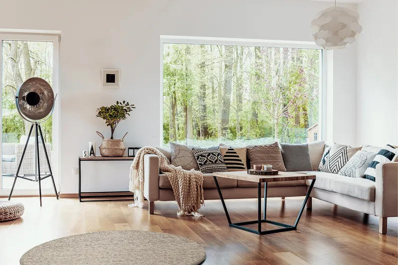 Skagen Ullmatta 240 cm Rund - Sandmelange - Textilier & mattor - Mattor - Modern matta - Ullmattor