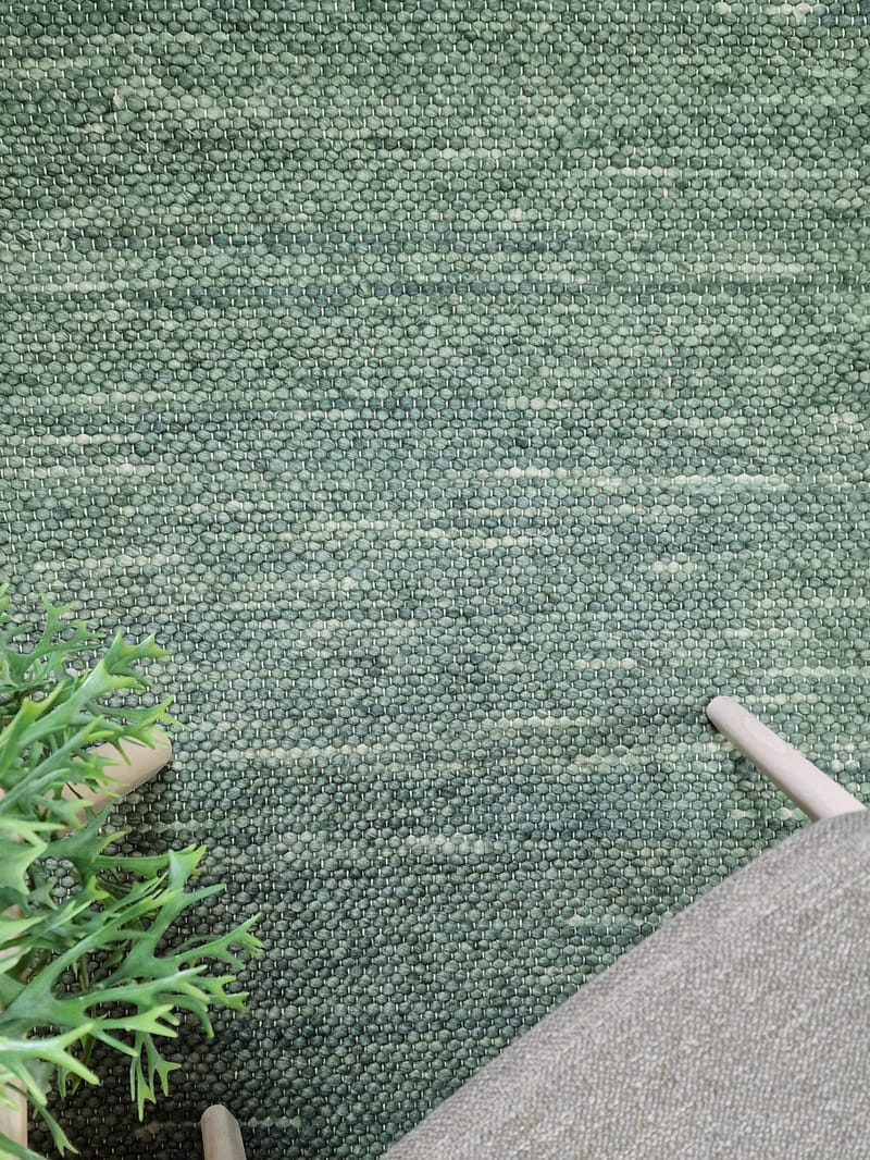 Skagen Ullmatta 300 cm Rund - Grönmelange - Textilier & mattor - Mattor - Modern matta - Ullmattor