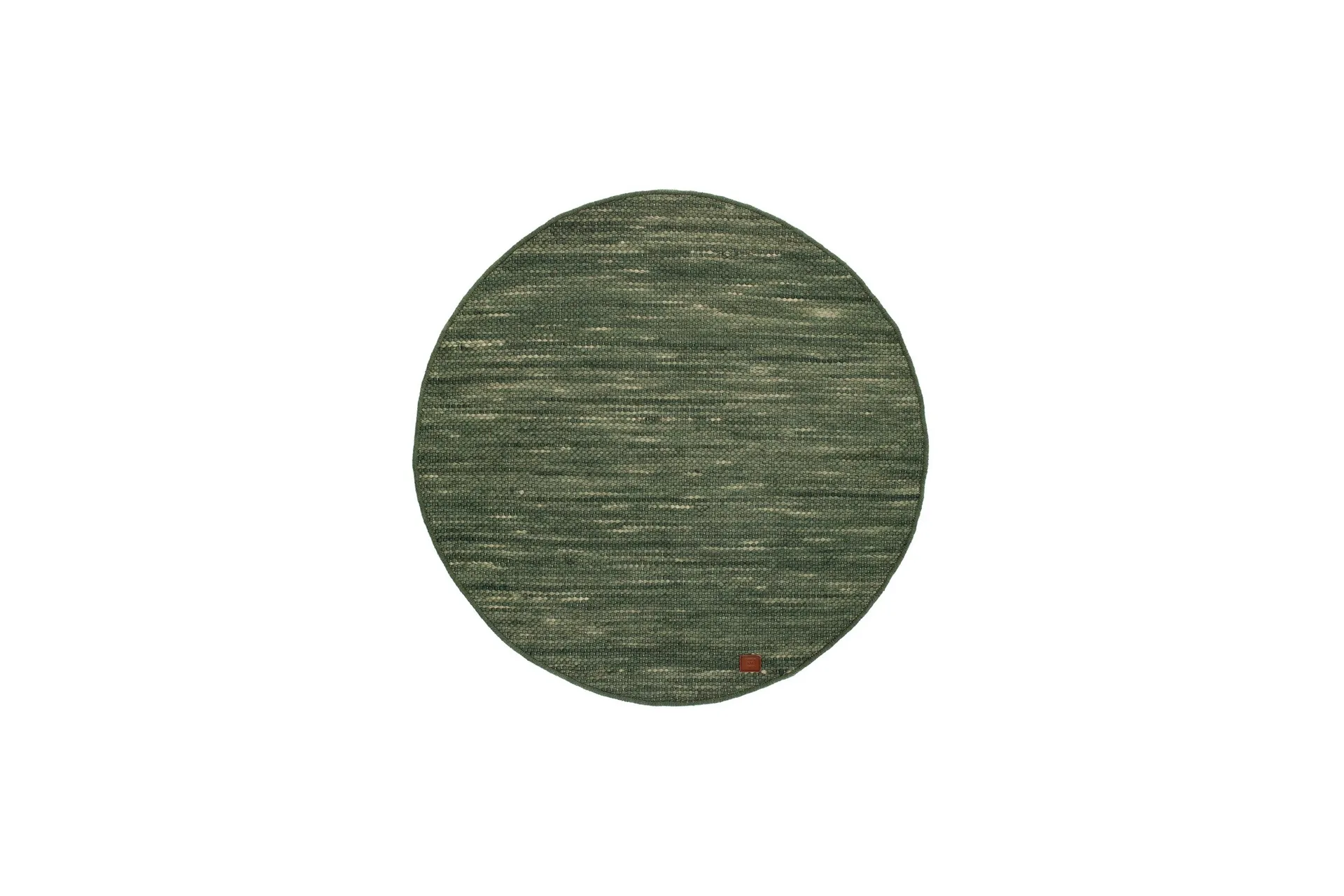 skagen ullmatta 300 cm rund - grönmelange