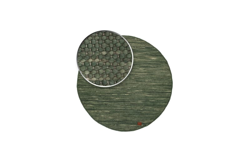 Skagen Ullmatta 300 cm Rund - Grönmelange - Textilier & mattor - Mattor - Modern matta - Ullmattor