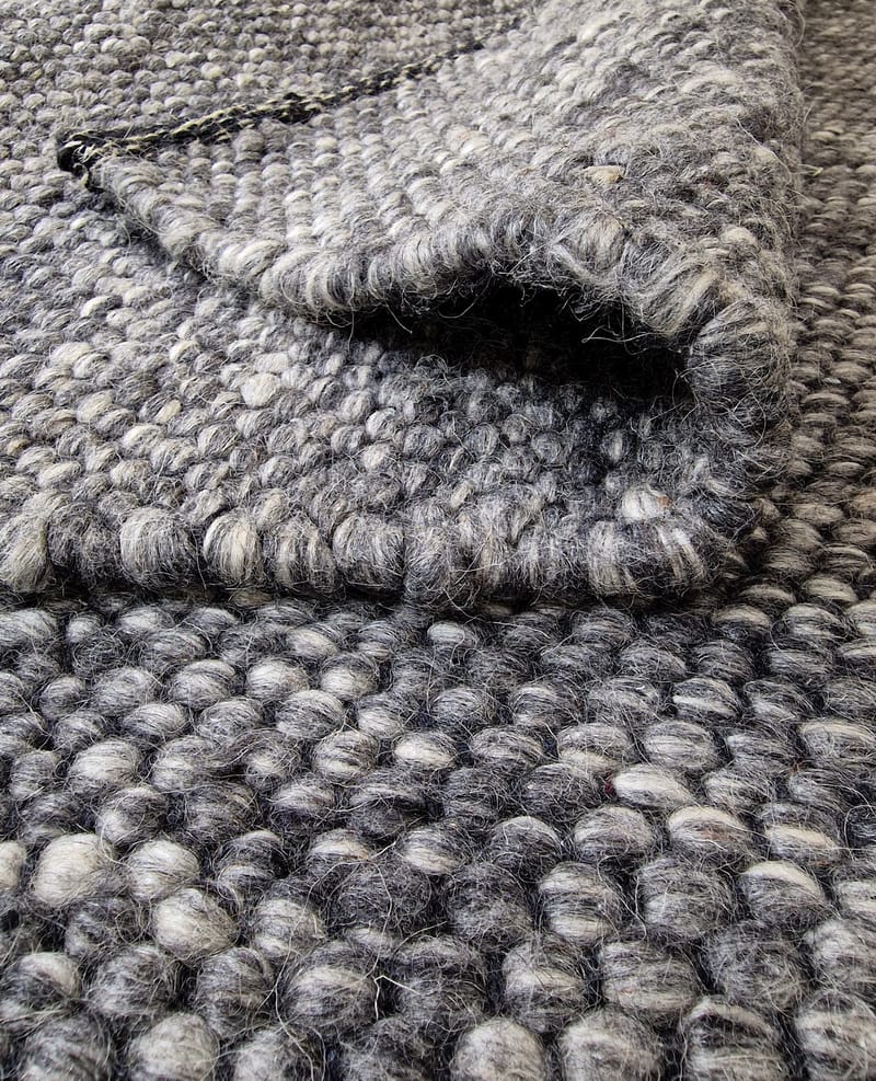 Skagen Ullmatta 75x150 cm Rektangulär - Grafitmelange - Textilier & mattor - Mattor - Modern matta - Ullmattor