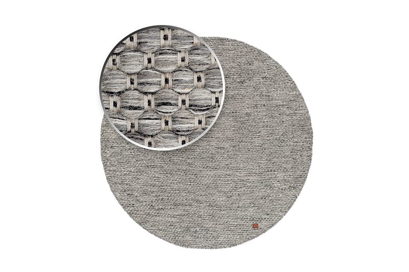 Torekov Ullmatta Rund 200 cm - Grå - Textilier & mattor - Mattor - Modern matta - Ullmattor