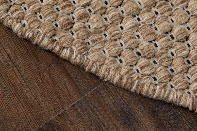 Torekov Ullmatta Rund 300 cm - Linne - Textilier & mattor - Mattor - Modern matta - Ullmattor