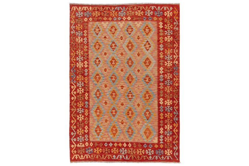 TRADITIONAL AFG KELIM TK1 Ullmatta 120x180 cm Flerfärgad - Ullmattor