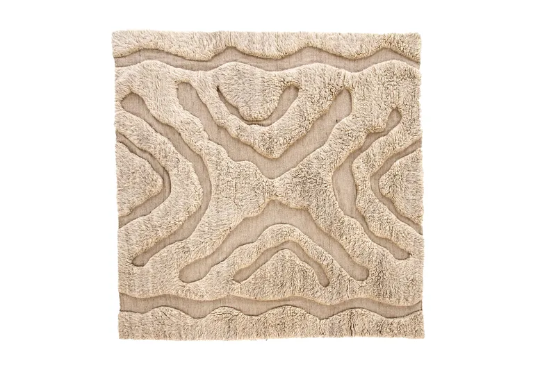 Trondheim x Josefin Lustig Ullmatta 402x400 cm Beige - Vind - Textilier & mattor - Mattor - Modern matta - Ullmattor