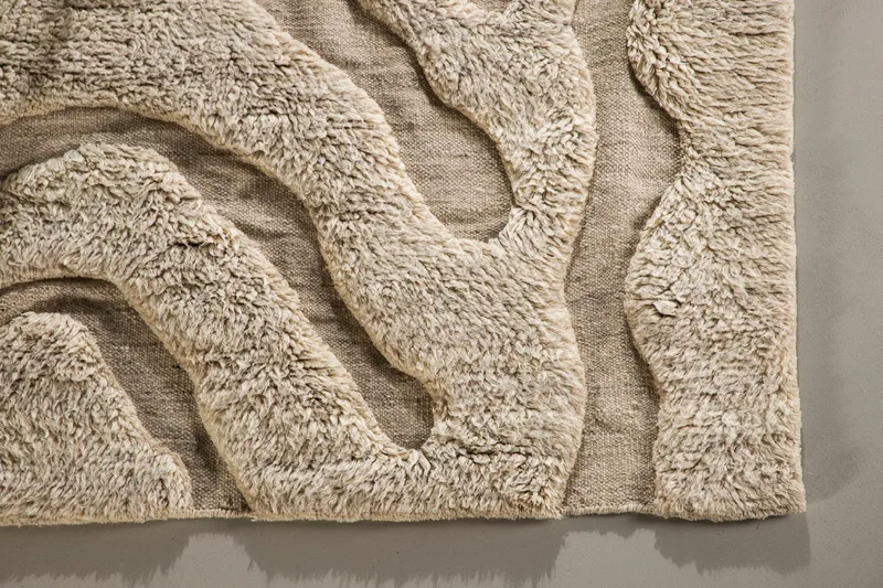 Trondheim x Josefin Lustig Ullmatta 402x400 cm Beige - Vind - Textilier & mattor - Mattor - Modern matta - Ullmattor