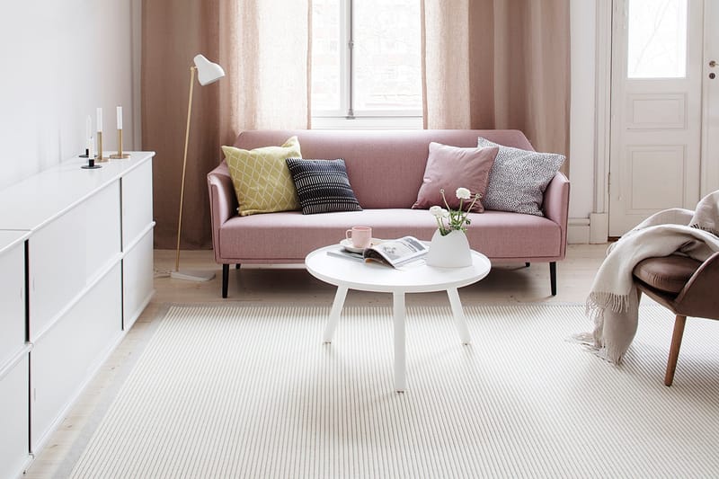 Tunturi Matta 80x200 cm Vit - Vm Carpet - Textilier & mattor - Mattor - Modern matta - Ullmattor