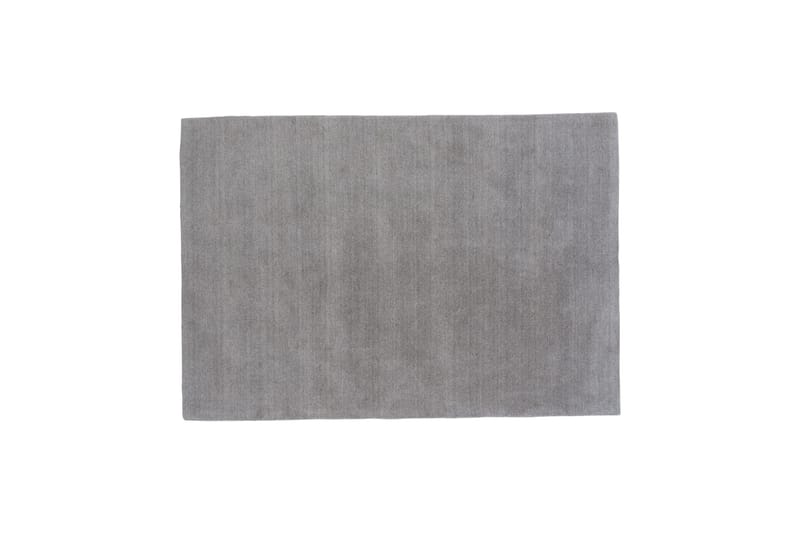 ULU Matta 250x350 cm Ljusgrå - Handvävda mattor - Ullmattor - Stora mattor