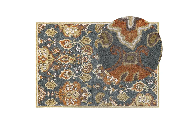 Umurlu Ullmatta 140x200 cm - Beige - Textilier & mattor - Mattor - Modern matta - Ryamattor