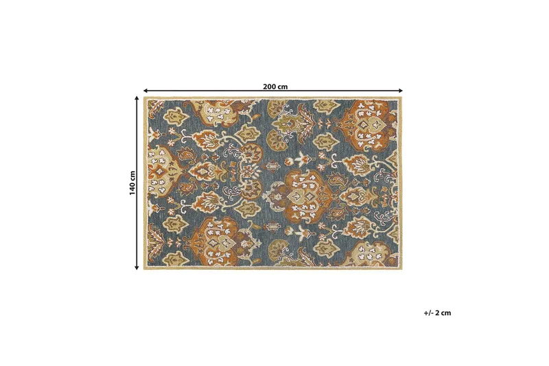 Umurlu Ullmatta 140x200 cm - Beige - Textilier & mattor - Mattor - Modern matta - Ryamattor