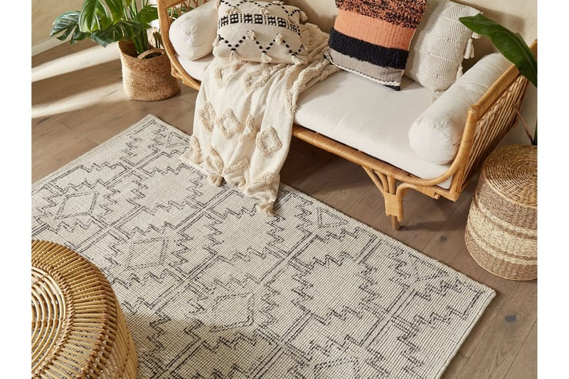 Urla Ryamatta 140x200 cm - Beige - Textilier & mattor - Mattor - Flatvävda mattor