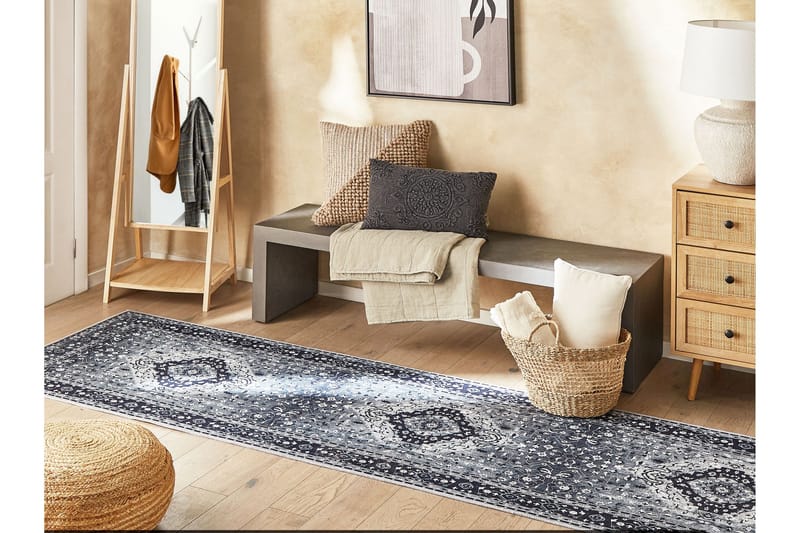 Vadkadam Ryamatta 80x300 cm - Grå - Textilier & mattor - Mattor - Modern matta - Ryamattor
