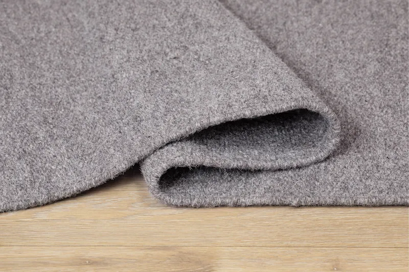 Vaxholm Ullmatta 75x150 cm Oval - Grå - Textilier & mattor - Mattor - Modern matta - Ullmattor