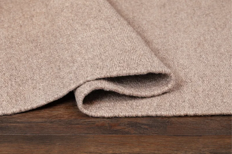 Vaxholm Ullmatta 75x150 cm Oval - Sand - Textilier & mattor - Mattor - Modern matta - Ullmattor