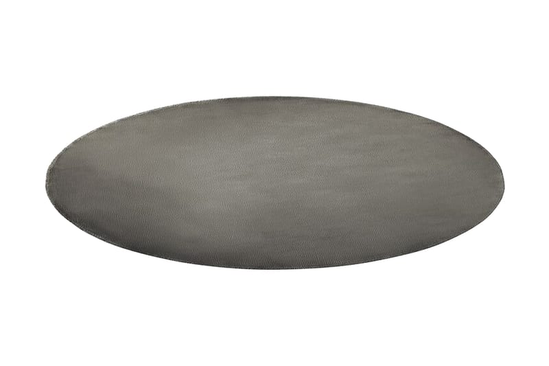 Brinckman Viskosmatta Rund 140 cm - Mörkgrå - Textilier & mattor - Mattor - Modern matta - Viskosmattor