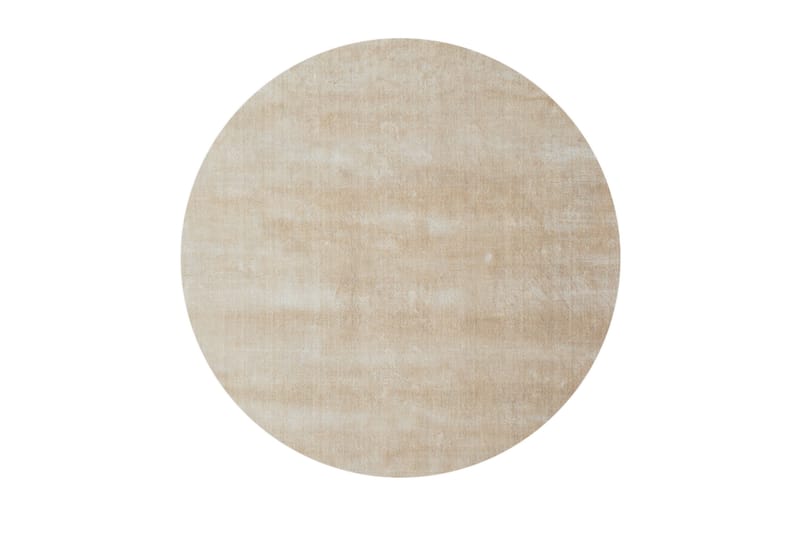 CLASSIC Viskosmatta Rund Ø180 cm Beige - Textilier & mattor - Mattor - Modern matta - Viskosmattor