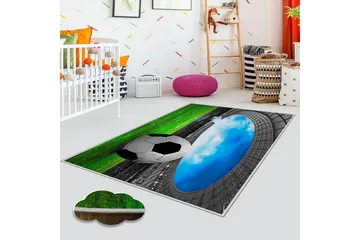 Homefesto Matta 100x200 cm - Multifärgad - Textilier & mattor - Mattor - Modern matta - Viskosmattor