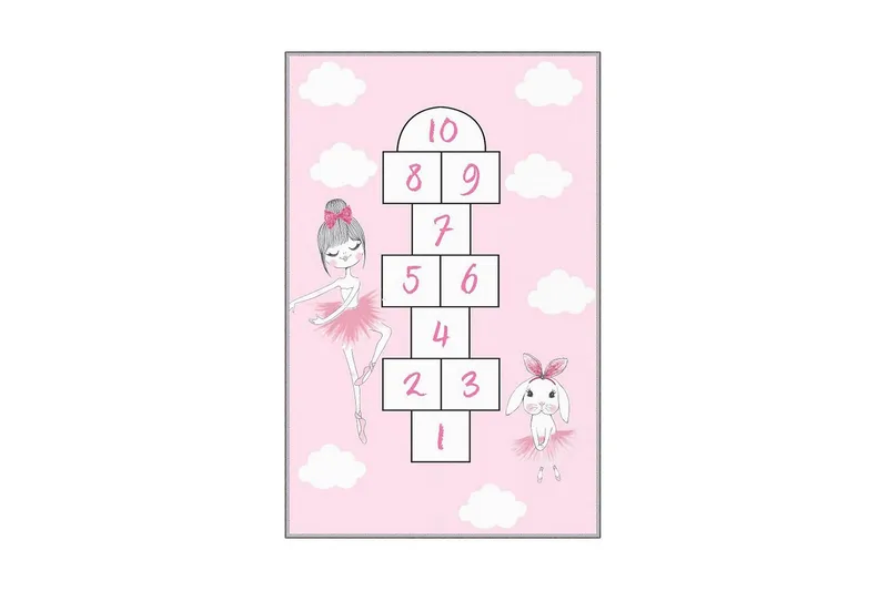 Homefesto Matta 100x200 cm, Multifärgad