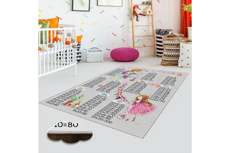 Homefesto Matta 100x200 cm - Multifärgad - Textilier & mattor - Mattor - Modern matta - Viskosmattor