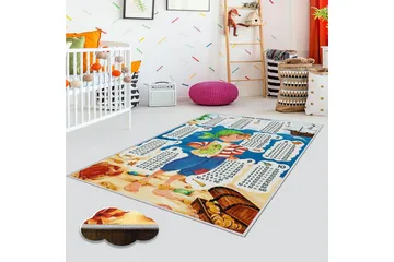 Homefesto Matta 100x200 cm - Multifärgad - Textilier & mattor - Mattor - Modern matta - Viskosmattor