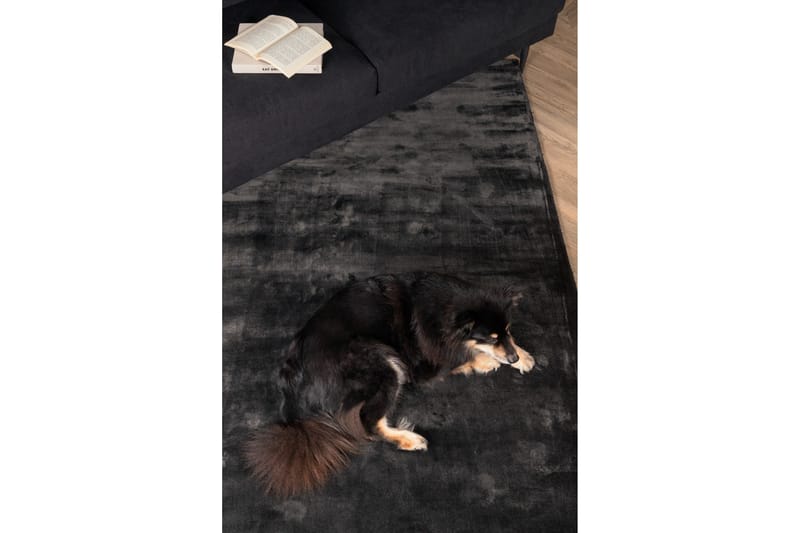 Indra Viskosmatta 250x350 - Mörkgrå - Textilier & mattor - Mattor - Modern matta - Viskosmattor