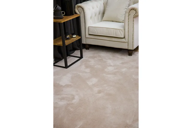 Undra Viskos-look Matta 250x350 - Beige - Textilier & mattor - Mattor - Modern matta - Viskosmattor