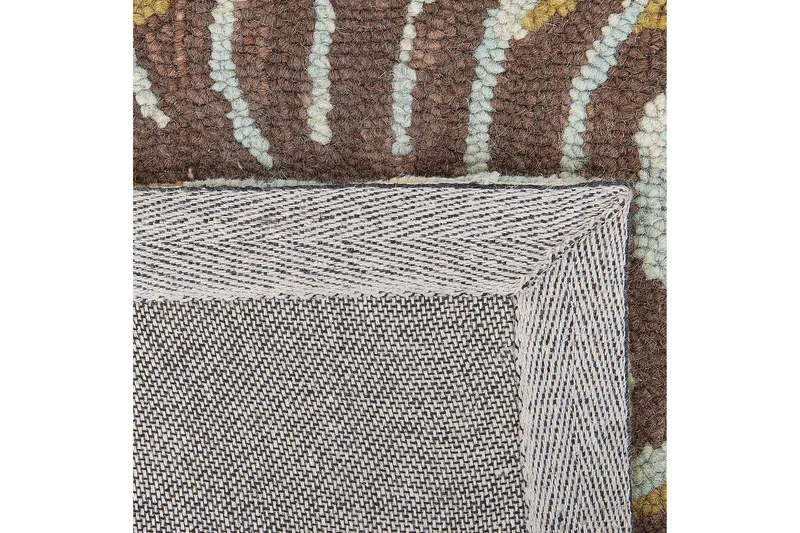 Vize Ullmatta 80x150 cm Kvadratisk - Brun - Textilier & mattor - Mattor - Modern matta - Ullmattor