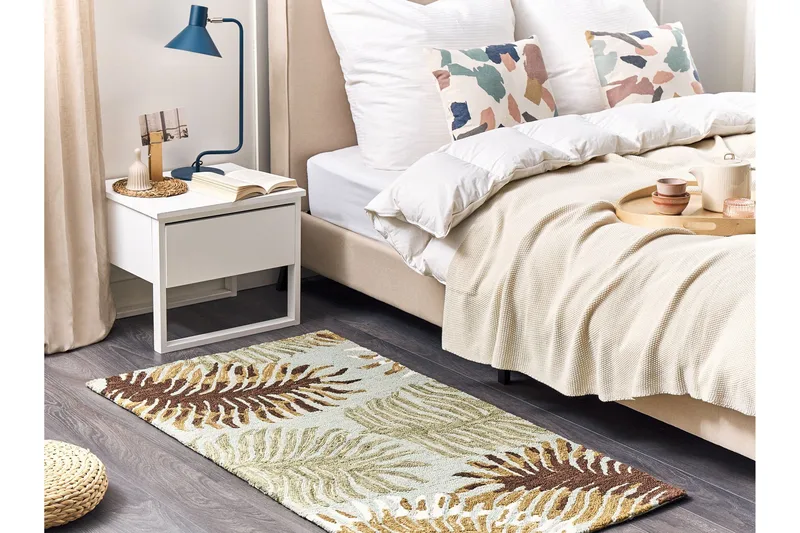 Vize Ullmatta 80x150 cm Kvadratisk - Brun - Textilier & mattor - Mattor - Modern matta - Ullmattor