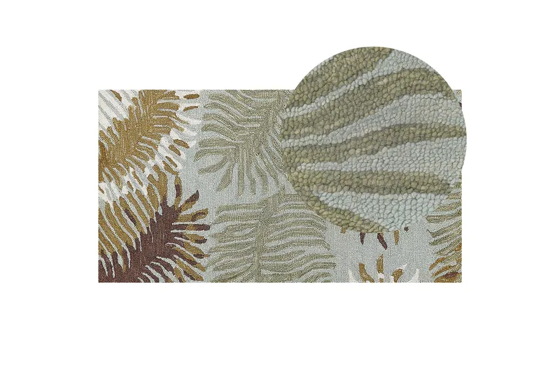 Vize Ullmatta 80x150 cm Kvadratisk - Brun - Textilier & mattor - Mattor - Modern matta - Ullmattor